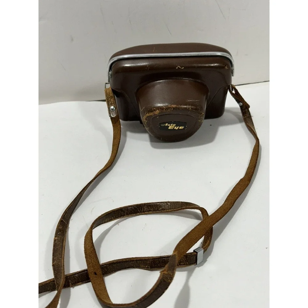 Olympus Auto-Eye Rangefinder with 45mm F2.8 Lens Camera With Leather Brown Case